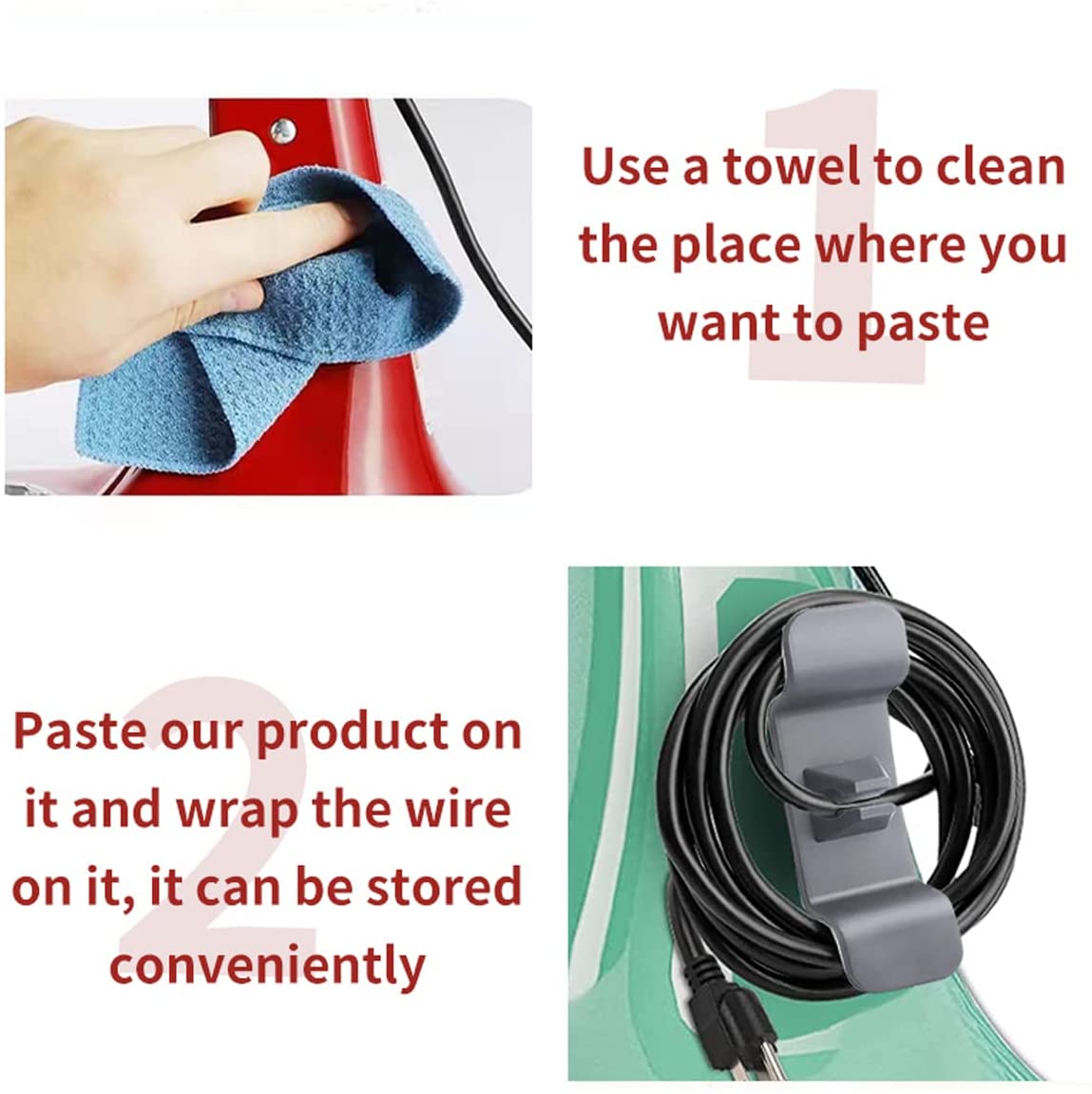 3 pc. Appliance Cord Organizer Clip